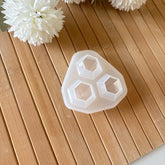 3-Cavity Diamond Shape Resin Mold – Faceted Crystal Silicone Mold